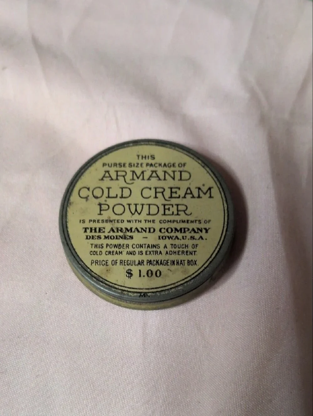Armand Cold Cream, Anacin,Doan's And Black Cow Coffee Vintage Tins